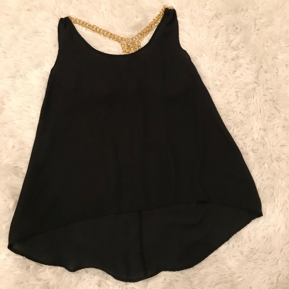 Black Shirt With Back Design